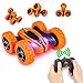 Price comparison product image VASCARS WJL00040 4WD Stunt High Speed Off Road 2.4G Remote Control Truck LED Headlights Electric Race Double Sided Car Tank Vehicle 360 Degree Spins, Orange