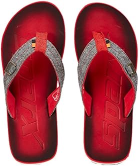 Sparx mens SF0037G Redblack Flip-Flop - 7 UK (SF0037GRDBK0007)