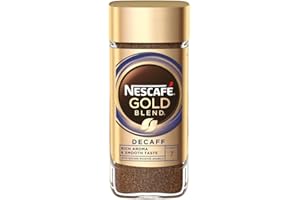 NESCAFÉ Nescafe Gold Blend bezkofeinowa kawa mielona | bogaty aromat i gładki smak, 95 g, szklana butelka