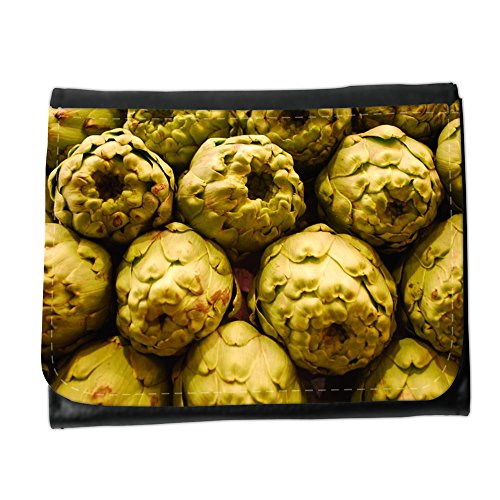 Preisvergleich Produktbild Portemonnaie Geldbörse Brieftasche / / M00244062 Artischocken Gemüse Green Power / / Small Size Wallet