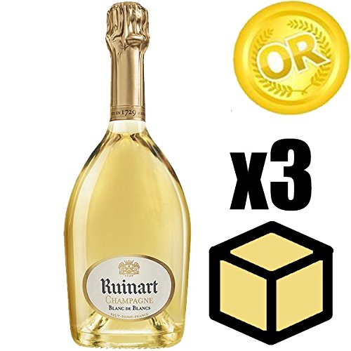 X3 Ruinart Blanc de Blancs 75 cl Champagne