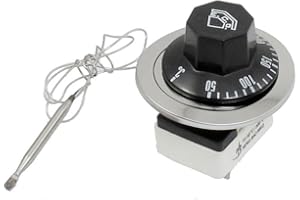 UXCELL sourcingmap 1NC 1NO AC 250 16A 50-300C Temperature Control Switch Thermostat for Oven Refrigerator Heater