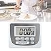 Produktbild GEZICHTA Küche Timer, 24-Stunden Elektronischer Timer Wecker, Digital Küche Kochen Timer, Großes LCD Display Bildschirm Lauter Alarm, Count Down bis Uhr mit Ständer