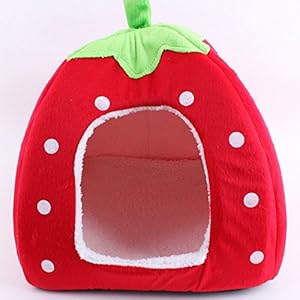 runfon cojín casa interior gato colchón cama perro con cojín amovible-26 * 26 cm