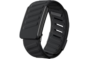 DADO Comfort Durable Silicone Wristband Compatible with WHOOP 4.0 Band, Soft Silicone Sports Loop Strap for Men & Women, with U Shapped Connector