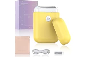 ‎YBLNTEK YBLNTEK weicher Gummibeschichtung Elektrisch Damenrasierer für Frauen, kabelloser Elektrischer Arme/Beine Rasierer Damen,Akku lady shaver, trockenrasierer epilator, silk Epilierer, IPX5 Wasserdicht