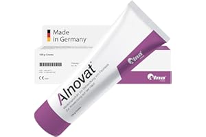 Alnovat Psoriasis Creme 30g | Medizinprodukt | Schuppenflechte Creme kortisonfrei & wirksam | Bittermandelduft | Behandelt Rötungen, Schuppungen und den Juckreiz bei Psoriasis | Made in Germany