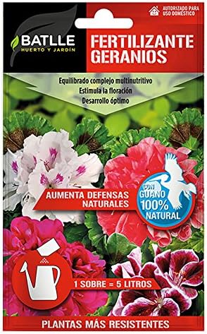 Semillas Batlle 710610bols Fertilizer Geraniums, for 5L