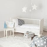 Puckdaddy Babybett 70x140cm weiß, auch als Kinderbett nutzbar - 2