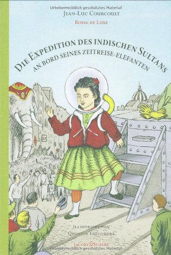 Die Expedition des indischen Sultans an Bord seines Zeitreiseelefanten