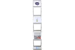 JLSun Katalogständer, silver, 41 13 30 cm