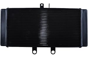 avdb-moto Radiador de Agua compatible avec SUZUKI GSF 650 N BANDIT WVCJ 2007-2010, GSF 650 N BANDIT WVCZ 2011-2016, GSF BANDIT S 650 2006-2007 Tipo Original en aluminio