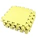 Produktbild sourcingmap® 9 Stücke gelb EVA Puzzlematte Schutzmatte Fitnessmatte Bodenmatte 28cm x 28cm de