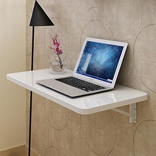 SUBBYE Baking Paint Folding Computer Desk Clapboard Shelf Desktop Laptop Desk Wall-mounted Side Table Size Optional ( Size : 80cm*40cm )