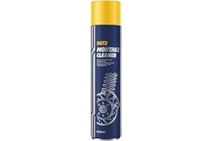 MANNOL 600ml Montage Brake Cleaner Aerosol Spray High Performance For Metal Car Parts