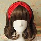 RuiChy Women Fashion Sweet Lovely Coral Fleece Bowknot Hair Band