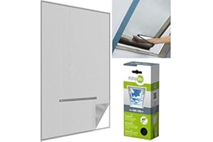 NUTRITRUST Zanzariera easy life® per lucernario o finestra sottotetto - 140x170 cm - antracite - sistema di fissaggio adesivo