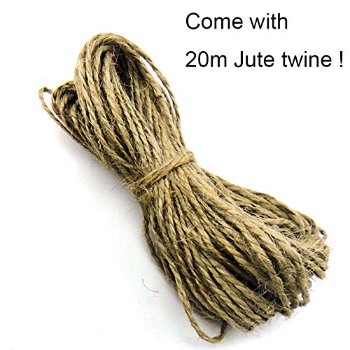 100 Etiketten, weiß, Kraftpapier, blanko, ideal für Geschenke etc., mit Herz 100pcs weiß - 3