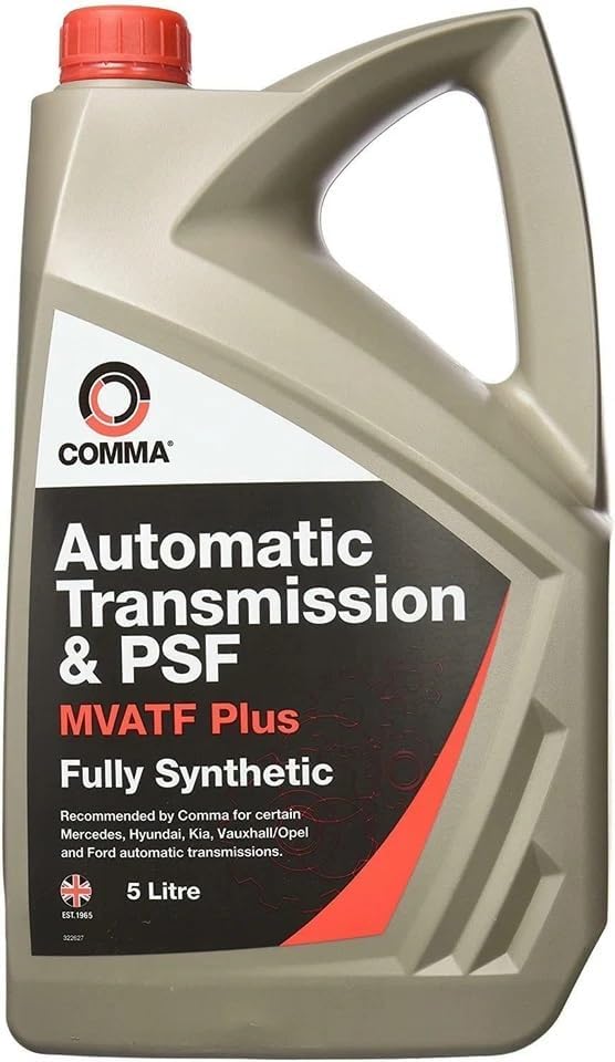 Comma Fully Synthetic Automatic Transmission & Power Steering Fluid Oil MVATF 5L 5 LITRE