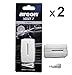 Produktbild AREON Lufterfrischer Auto Clip Lüftung Vent Eisberg Weiß 4,5 ml Set (Iceberg Pack x 2)