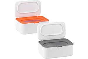 XIANGJUNLY 2 pezzi di salviettine umidificate per bambini, scatola di carta igienica, scatola di salviette umide, dispenser di salviettine umidificate, scatola per tovaglioli, scatola per salviette umide,