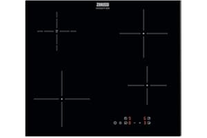 Zanussi, Plug & Play Induction Hob, ZITN646K, Black, Glass top with Touch control and LED display panel, 4 Heating elements and PowerBoost function, 3000W