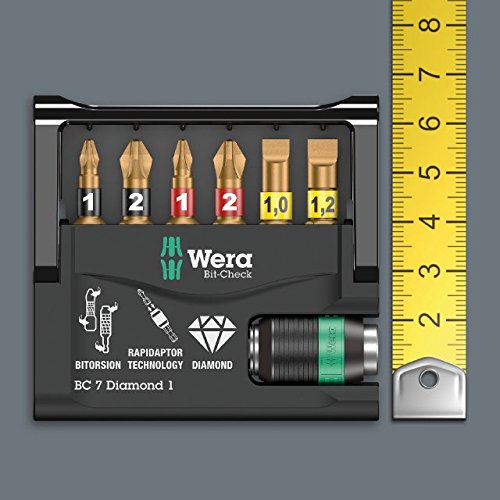 Wera Bit-Sortiment, Bit-Check 12 Wood 1, 12-teilig, 05057423001 - 4