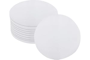 UMCHU CLVPAI Dim Sum Vaporera Papeles-10 Piezas Redondo Forros al Vapor de Silicona,malla de suma tenue,para moños al vapor, albóndigas(20 cm de diámetro)