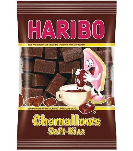 Haribo Chamallows Soft Kiss Pack of 6 x 200 g : Amazon.de: Grocery