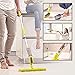 Produktbild 4 in 1 AQUA Multi Spraymop / Kehrbesen / Fensterwischer / Kehrblech mit Wendefunktion Reinigungs-Set Spray Mop Sprühmop Sprühwischer Bodenwischer Wischmop Spin Spray-Mopp (Grün)
