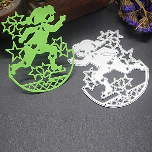 Qinpin Metal Cutting Dies Stencil DIY Scrapbooking Embossing Album Paper Card Craft - Artwork Making Deco Tools Kids Education Toys,Free Delivery