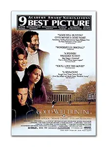 Tamatina Hollywood Posters | Movies Posters | Goodwill Hunting | Vintage | Poster for Home | Lounge | Clubs | Bars | Cafe | Hotels | Pubs | Medium - 1.5ft x 1ft - 46cms x 31cms - P258