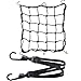 Produktbild 40cm*40cm 1 Stück Motorrad Netz Helmnetz Gepäcknetz 6 Hacken + 60cm 1 Stück Motorrad Gepäckspanner elastisch Netz für Fahrrad Motorrad Transport