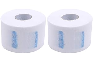Ogquaton Premium Hals Papier Einweg Hals Papier Waschen Friseur Zubehör Werkzeuge Professionelle Halskrause Rolle Für Salon Haarschnitte Friseur wasserdichte Salon Schönheit Haar Styling Werkzeuge F