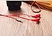 Produktbild New Style Ohr Handys-Buds rot Huawei Honor 5 C Huawei y3ii Huawei y5ii Huawei P9 Lite Huawei P9 Plus Huawei P9 Huawei Honor Holly 2 Plus Huawei MediaPad M2 10.0 Huawei genießen 5S Huawei Mate 8 Huawei G7 Plus Huawei Honor 5 x Huawei P6 Pro Huawei Nexus 6P Huawei Mate S Huawei Honor 7i Huawei P6 kompatibel Kopfhörer, 3,5 mm In-Ear-Stereo-Ohrhörer w/Mikrofon. Freisprecheinrichtung Call