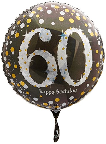 Amscan 3213201 60. Geburtstag Folie Luftballons - 2