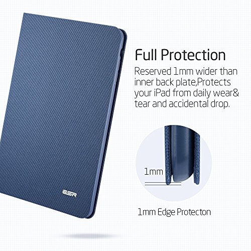 iPad Mini Hülle, ESR® Auto aufwachen / Schlaf Funktion und Einstellbarem Blickwinkel Funktion Schutzhülle für iPad Mini 3/2/1 (Himmelblau) - 6