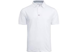 JACKETOWN Poloshirt Hombre Manga Corta con Botones Polos Transpirables Ropa Polo Camisa Hombre Secado Rápido Tenis Polo Deportivo Outdoor Golf Shirts Casual Verano M-3XL
