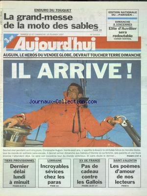 PARISIEN EDITION DE PARIS [No 16334] du 11/03/1997 - belges - espagnols et francais manifestent - les renault debarquent la petite selia retrouvee - echec au voleur d'enfant - xv de france - les heros du parc racontent 24 annees de legende la mort de l'homme qui ecrivait avec son oeil affaires - boucheron veut se livrer a la justice - immobilier - la bataille des bords de seine - chirac a la tele - conversation sur les jeunes - alerte a la pollution en ile-de-france gratuit