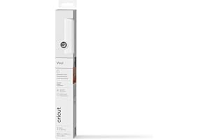 Cricut Permanent Adhesive Vinyl Sheet | 30.5 cm × 1.2 m | Frosted Opaque | Self-Adhesive Vinyl for All Cricut Cutting Machines