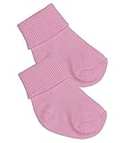BabyPrem 2 Pairs Premature Baby Plain Socks White Pink Blue 1-10lb Size 000-2.5
