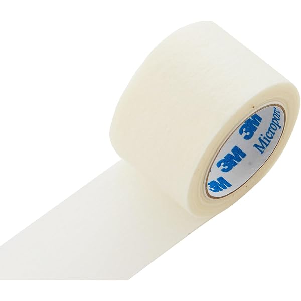 2 Rouleaux De Ruban Chirurgical 3M MICROPORE Sans Latex - 5 Cm X 9,1 Mètres - Idéal Pour Soins Et Pansements