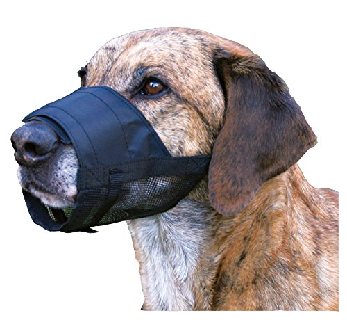 Trixie-Adjustable-Dog-Muzzle-With-Net-Insert