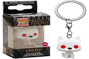 FUNKO POP KEYCHAIN LLAVERO JUEGO DE TRONOS FANTASMA TERCIOPELO FLOCKED EDICION ESPECIAL 45044