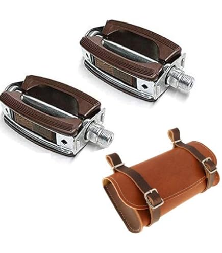 Pedali Per Bici City Bike - Gomma Marrone, Per Graziella, Olanda, Torino E Modelli Epoca - Foto 8