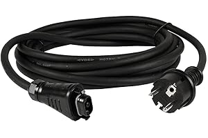 SL ELEMENTS Schuko-Kabel 10 m für Balkonkraftwerk/Mikrowechselrichter - BC05- auf Schuko-Stecker kompatibel mit Hoymiles HMS-Serie (Länge:10m)