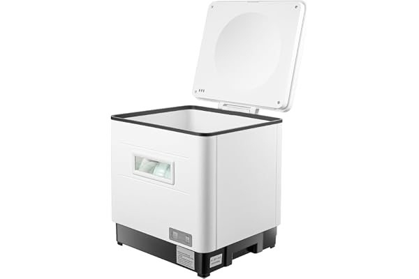 800W Mini diskmaskin, 42x38,5x46,5cm Fristående diskmaskin, 6 tvättsätt Bordsdiskmaskin, 220-240V Rostfritt stål bordsdiskmaskin, för disk, knivar, gafflar, skedar och ätpinnar