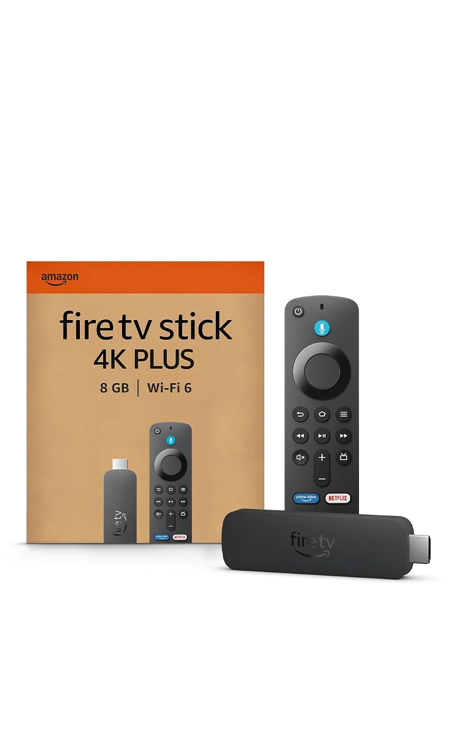 Fire TV Stick 4K Plus di Amazon, dispositivo per lo streaming con supporto per Wi-Fi 6, Dolby Vision/Atmos e HDR10+, trova serie TV più velocemente con Alexa+
