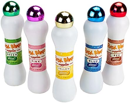 Royal Bingo SuppliesNeon Glitter Bingo Daubers (Set of 5)