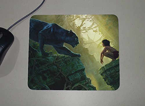The Jungle Book - Mowgli - Bagheera Black Panther - Novelty Gift - Custom Name Mouse Pad